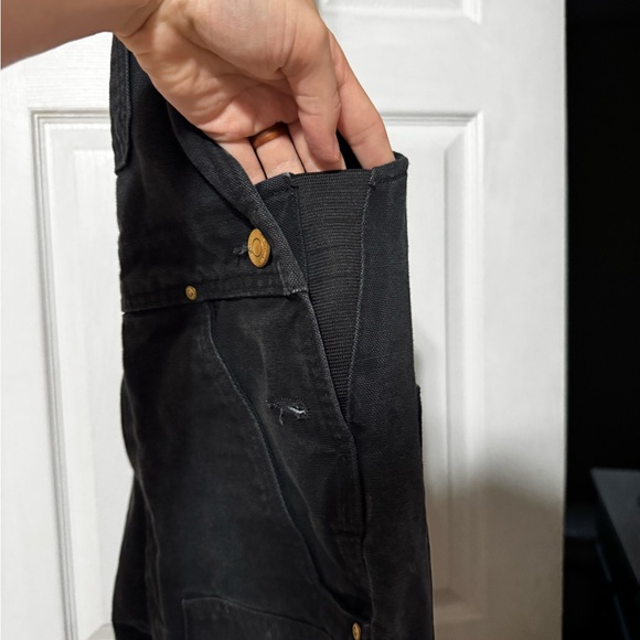 Carhartt Men’s Black Overalls - Picture 4 of 7
